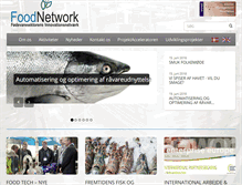 Tablet Screenshot of foodnetwork.dk